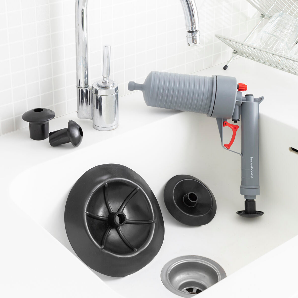 Fixrein RohrBlaster – Starker Abflussreiniger mit Druckluft